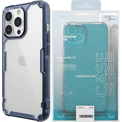 Produktbild von Nillkin Natur Pro Fall Iphone 14 Pro Max Gepanzert Fall Abdeckung Blau