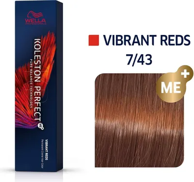 Produktbild von Wella Professionals Koleston Perfect Me+ Vibrant Reds Professionelle permanente Haarfarbe 7/43 60 ml