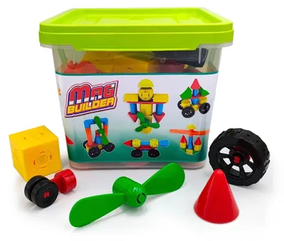 Productafbeelding van Magnetische bouwstenen Mag Builder - 40 stuks.