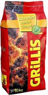 Produktbild von proFagus Grillis 3 kg - Kohlebriketts aus Buchenholz
