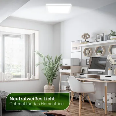 Produktbild von LED Deckenlampe Deckenleuchte LED Panel mit  Lichtquelle* Flach Backlight