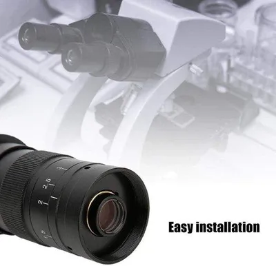 Produktbild von 25mm Zoom-Objektiv für Industriekameras mit Metallgehäuse vom Typ 07X-45X, 300-faches Austauschoptik für industrielle Mikroskop-Anwendungen.