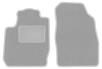 Produktbild von Velours-Fußmatten für Ford StreetKa 2003-2006 (Cabrio) – 4-tlg, Grau, passgenau – Wielganizator OSLO