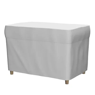 Produktbild von Dekoria Bezug für Fußhocker Strandmon, weiss,