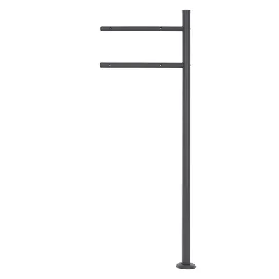 Obrázok produktu pre ML-Design voľne stojaci stojan na poštové schránky, 42,5x120 cm, antracitový, z nehrdzavejúcej ocele