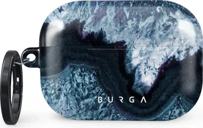 Produktbild von Schutzhülle für AirPods Pro 2, Burga Frozen Lake, Blau und Schwarz