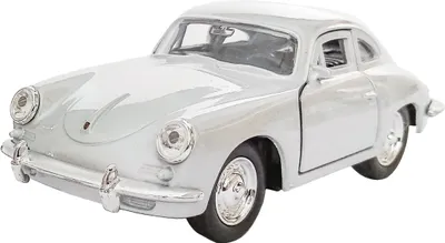 Immagine prodotto di PORSCHE 356B modellino di auto 12cm in metallo con auto giocattolo pullback WELLY giocattolo bambini regalo 75 (argento-metallico)