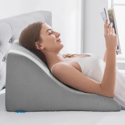 Zdjęcie produktu dla Ergonomiczna poduszka do czytania, idealna do łóżka i kanapy