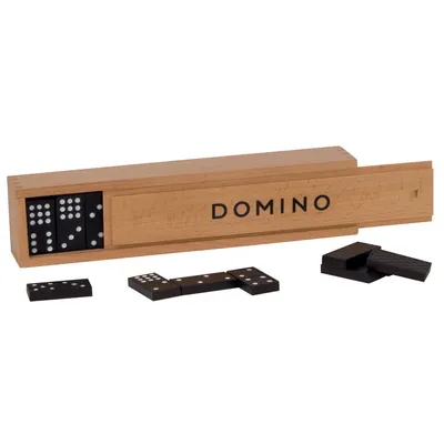 Obrázek produktu pro Hra Domino v dřevěné krabičce