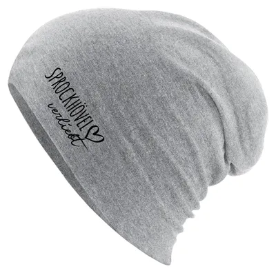 Produktbild von Huuraa Beanie Sprockhövel verliebt Heather Grey One Size Baumwolle und Elasthan Mütze Geschenkidee