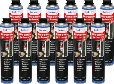 Produktbild von 12 x beko Pistolenschaum Polyurethanschaum 750 ml 280 751