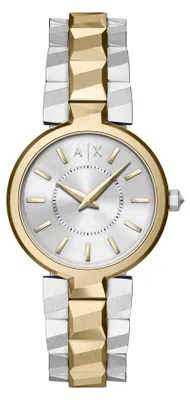 Produktbild von Armani Exchange Montre Femme, mouvement Quartz Deux aiguilles, boîtier 34 mm, Br
