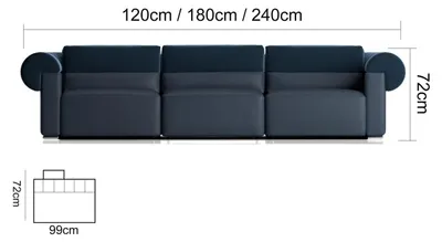 Produktbild von Big Sofa Couch 4 Sitzer Vier Couchen Polster Sitz Sofas Couchen Leder viersitzer