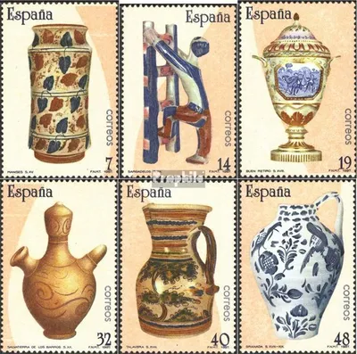 Produktbild von Briefmarken Spanien 1987 Mi 2771-2776 (kompl.Ausg.) postfrisch Kunsthandwerk