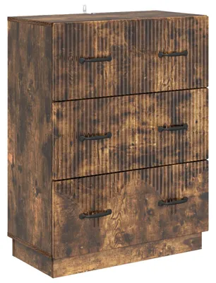 Produktbild von Schubladenschrank Geräucherte Eiche 66 x 34,5 x 87 cm