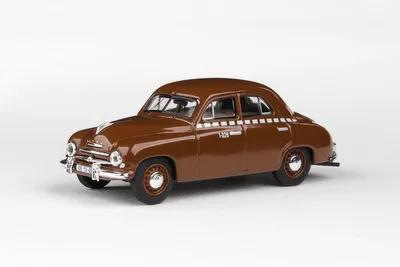 Productafbeelding van Škoda 1201 (1956) - Taxi - Bruin, ABREX, schaal 1:43