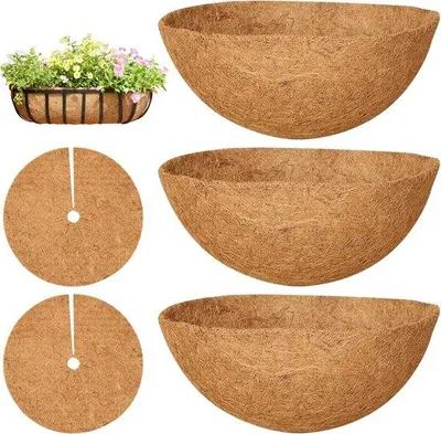 Produktbild von Pflanzhilfen für Hängekörbe - 3 Stück (2 mit runden Löchern) Pflanzhilfen für Hängervasen und Wandvase