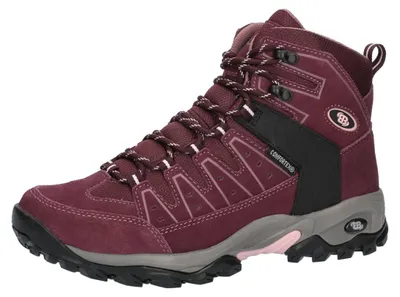 Imagen del producto de Zapatos de senderismo Brütting Mount Pinos High con tecnología Comfortex - Color burdeos - Rosa
