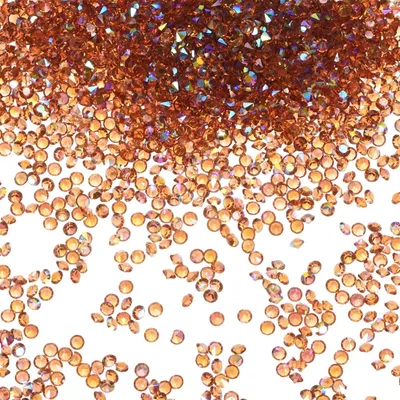 Acryl-Diamanten 3600 Stück, 3 mm, Kaffee-AB, für Vasen & Basteln