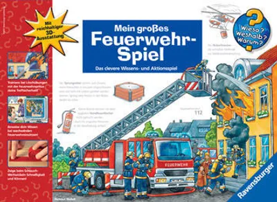Produktbild von Ravensburger 24230 - Wieso? Weshalb? Warum?: Mein Feuerwehrspiel