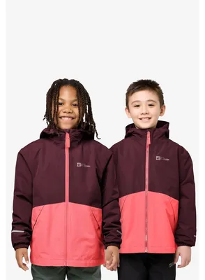 Produktbild von Jack Wolfskin Iceland 3In1 Jacket K Sunset Coral Sunset Coral 164