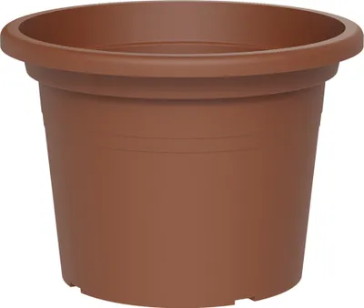 Produktbild von Herstera Basic Round, Topfpflanzer, Freistehend, Recycelbarer Kunststoff, Terrakotta, Rund, Drinnen/Draußen