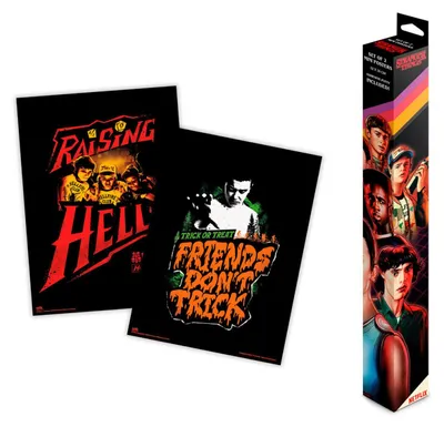 Immagine prodotto di Erik Editores Stranger Things Mini Poster Multicolore Multicolore Taglia unica