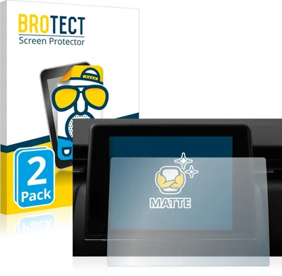 Produktbild von 2x BROTECT Schutzfolie für Renault Zoe Easy Link 7" Displayschutz Displayschutzfolie Folie Matt Entspiegelungsfolie