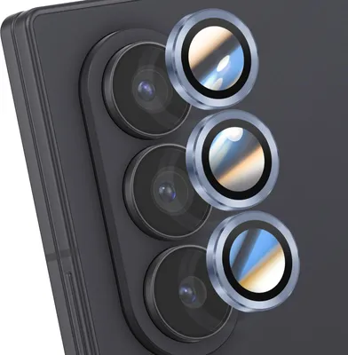 Zdjęcie produktu dla Enkay, Osłona obiektywu aparatu Galaxy Z Fold 7 z potrójnym obiektywem, niebieski