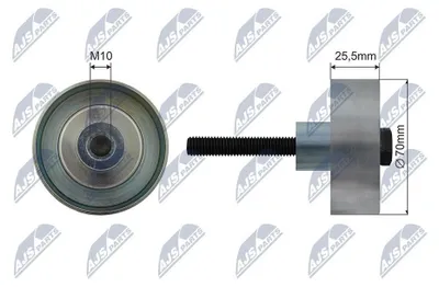 Produktbild von NTY RNK-PL-040 Spannrolle Keilrippenriemen 70mm für OPEL INSIGNIA Caravan INSIGNIA INSIGNIA Stufenheck ANTARA für CHEVROLET CAPTIVA (C100, C140)