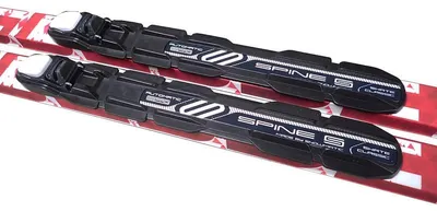 Image de Skis de fond à écailles Brados XT Tour avec fixations NNN, rouges, 205 cm