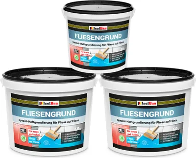 Produktbild von Isolbau Fliesengrund Blau 15 kg - Fliese auf Fliese Grundierung für Wand- & Bodenfliesen im Innen- & Außenbereich
