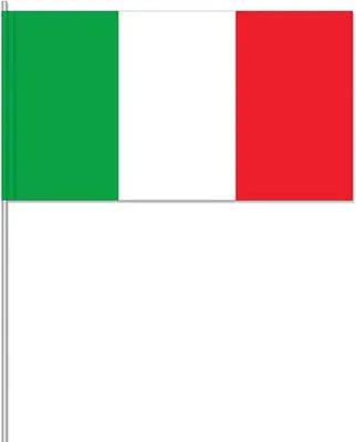 Produktbild von 10 Italien Fahnen Roma 39cm