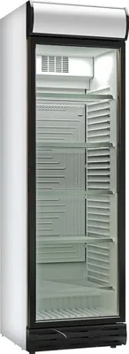 Obrázok produktu pre Chladnička KBS so sklenenými dverami 375 GDU - 362 litrov, vnútorné osvetlenie