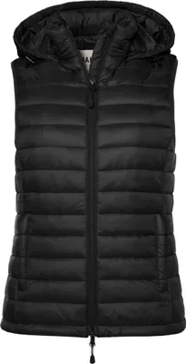 Produktbild von HAKRO Damen Kapuzen-Loftweste #297 Gr. XS schwarz