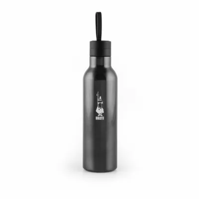 Produktbild von Bialetti Isolierflasche 750 ml, mit Henkel, Flasche, Trinkflasche, Edelstahl, Grau, DCXIN00009