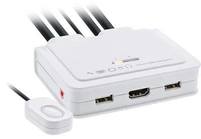 Immagine prodotto di INLINE 62613I - KVM-/Audio-/USB-Switch - 2 x KVM/Audio/USB - 1 lokaler Benutzer - Desktop
