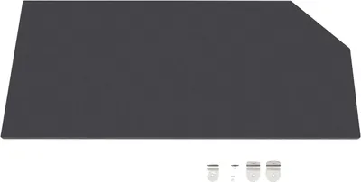 Produktbild von Urinaltrennwand, Wandmontage, platzsparendes Design, schwarz