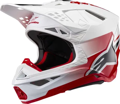 Obrázek produktu pro Alpinestars Motokrosová přilba Sm10 Unit Rd/W Velikost: L