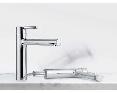 Produktbild von Franke Messing Hochdruck Armatur, Wasserhahn Centro Window Schwenk Chrom Obenbedienung 115.0600.137 - inkl.