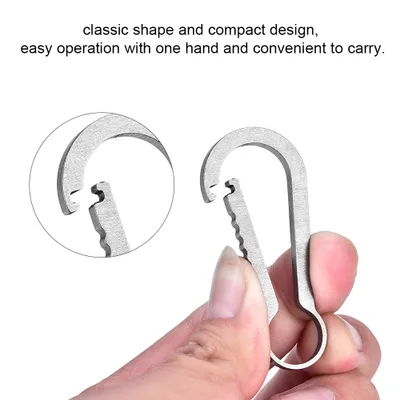 Obrázok produktu pre Karabína, karabína na kľúče, outdoorová kľúčenka, outdoorová spona, outdoorová karabína, horolezecký krúžok na kľúče, turistická spona