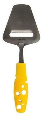 Produktbild von Boska Käsehobel Mini Cheesy/bequeme Größe/Lochdesign/Edelstahl/Kunststoff/Gelb/Silber / 155 x 55 x 15 mm