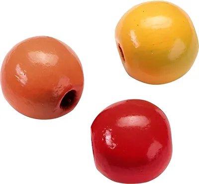 Produktbild von KNORR PRANDELL Holzperlen-Mix Ø 12 mm Buche Deutschland gelb rot
