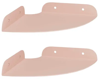 Immagine prodotto di Mensola sospesa con lo scaffale 2 pcs Rosa 15 x 15 x 2 cm