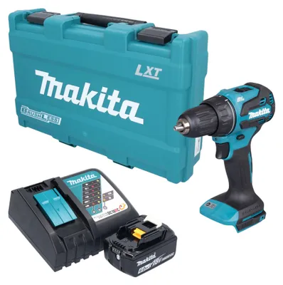 Zdjęcie produktu dla Wiertarko-wkrętarka akumulatorowa Makita DDF 490 RG1K 18 V 65 Nm bezszczotkowa + 1x akumulator 6,0 Ah + ładowarka + walizka