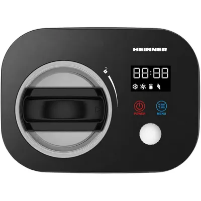 Productafbeelding van Heinner IceDelight ijsmachine, 100 W, 1 liter, compressor, LED-display, touchbediening, zwart