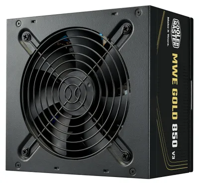 Produktbild von MWE 850 V3 Black (schwarz, 1x 12-Pin High Power GPU, 4x PCIe, 850 Watt)