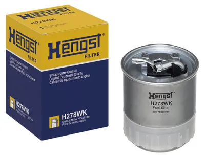 Imagen del producto de Filtro de combustible HENGST FILTER H278WK, compatible con MERCEDES-BENZ Clase C (sedán, modelo W204)