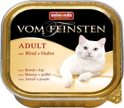 Image de Animonda Vom Feinsten Adult avec bœuf & poulet 100gx32