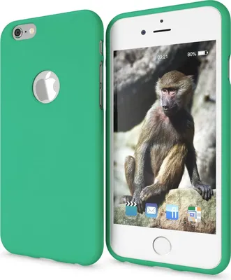 Produktbild von iPhone 6 6S Hülle Handyhülle von NALIA, Ultra Slim TPU Silikon Cover Neon Case Grün
